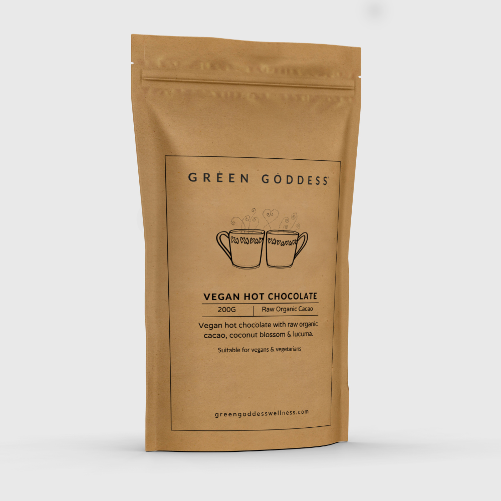 Organic Vegan Hot Chocolate Powder - Green Goddess