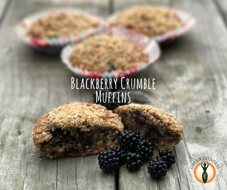 Blackberry Crumble Muffins