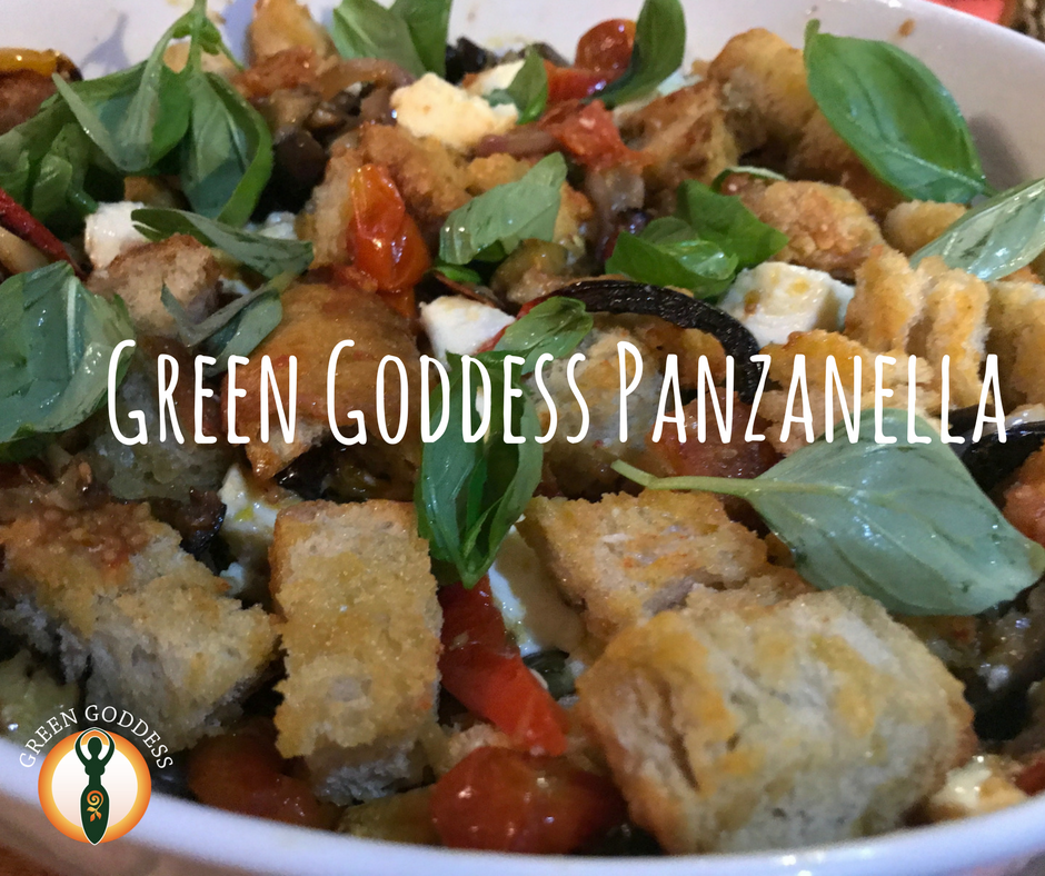 Green Goddess Panzanella