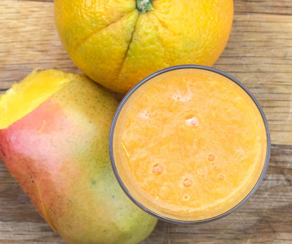 Get the glow - Orange & Carrot Smoothie