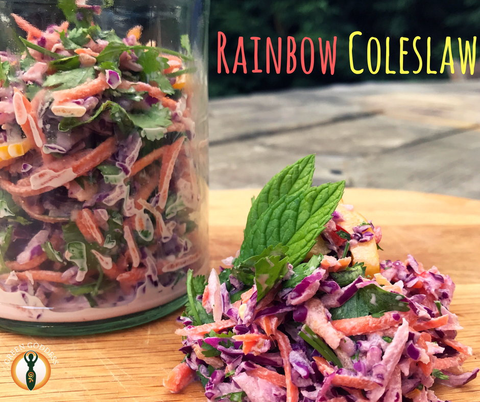 Rainbow Coleslaw
