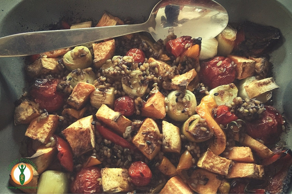 Roasted Veg with Grains
