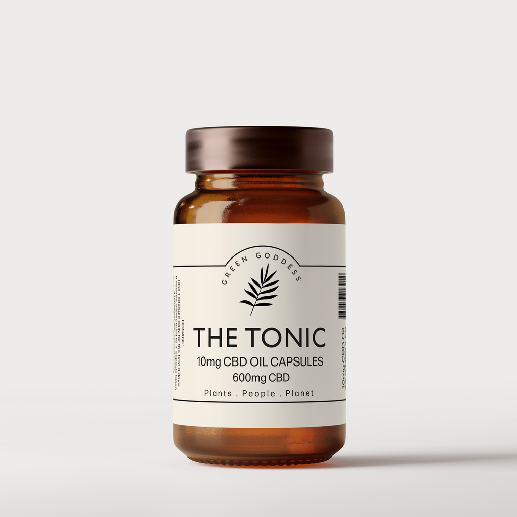 The Tonic CBD Oil 10mg Capsules - Green Goddess