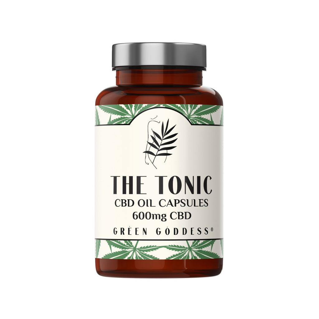 The Tonic CBD Oil 10mg Capsules - Green Goddess