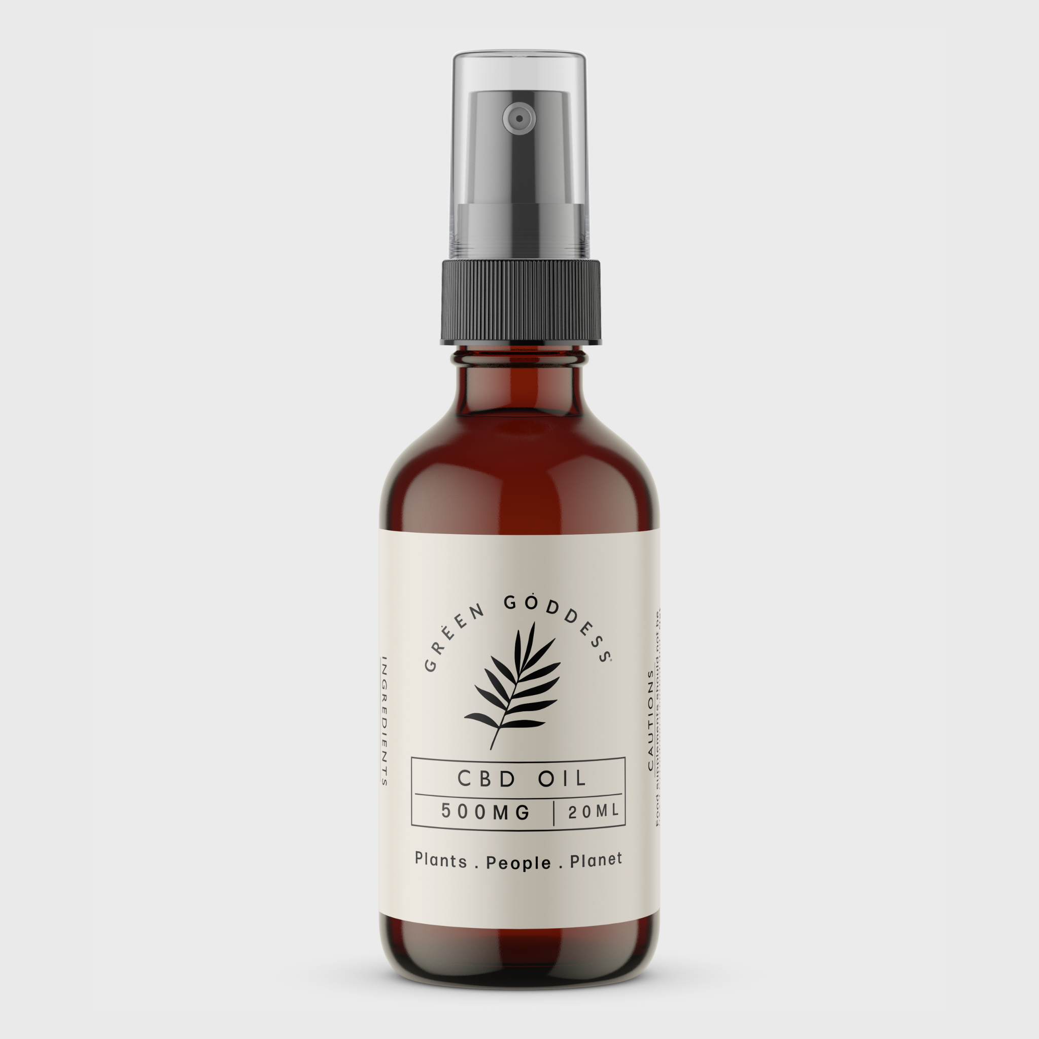 Green Goddess Broad Spectrum CBD Oil 500mg THC Free | Green Goddess