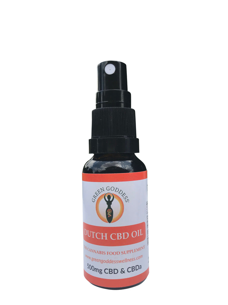 Dutch CBD Oil Spray (300mg & 500mg CBD) - Green Goddess