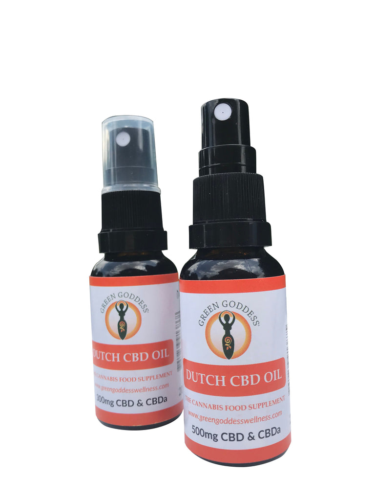 Dutch CBD Oil Spray (300mg & 500mg CBD) - Green Goddess