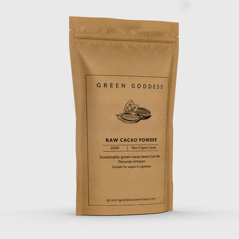 Raw Organic Cacao Powder - Green Goddess